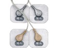 Button-type skin electrode